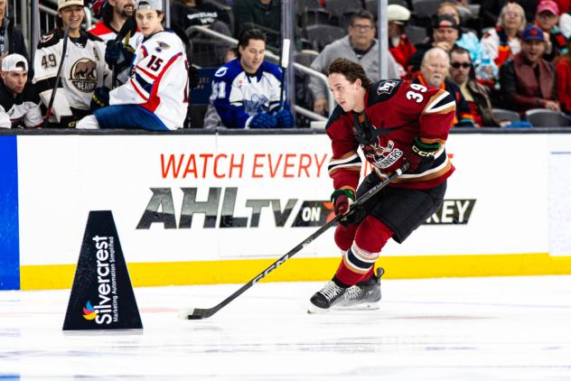 Tucson Roadrunners forward Cameron Hebig