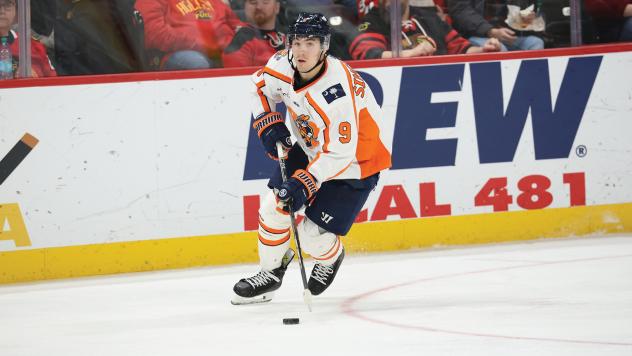 Tate Singleton of the Greenville Swamp Rabbits