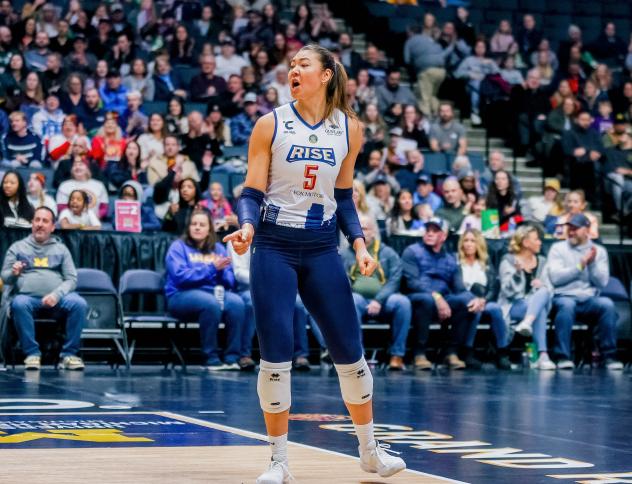 Grand Rapids Rise outside hitter Erika Pritchard