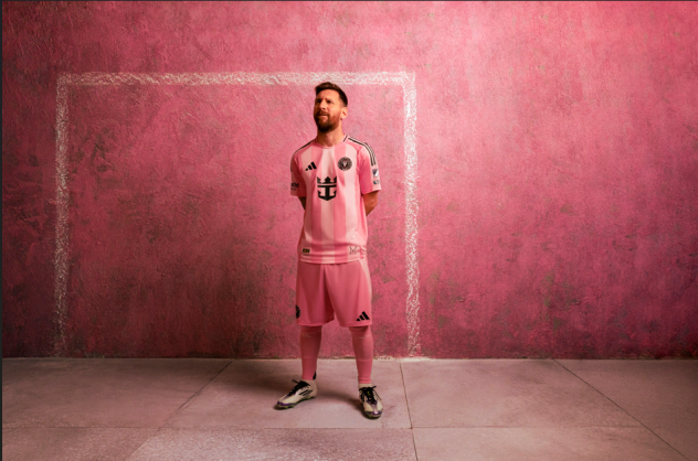Lionel Messi in Euforia, Inter Miami CF's new 2025 pink home kit
