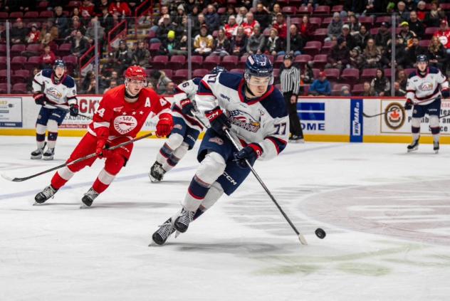 Saginaw Spirit center Michael Misa vs. the Soo Greyhounds