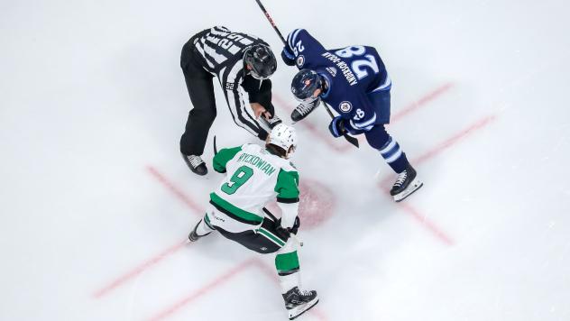 Texas Stars face off with the Manitoba Moose