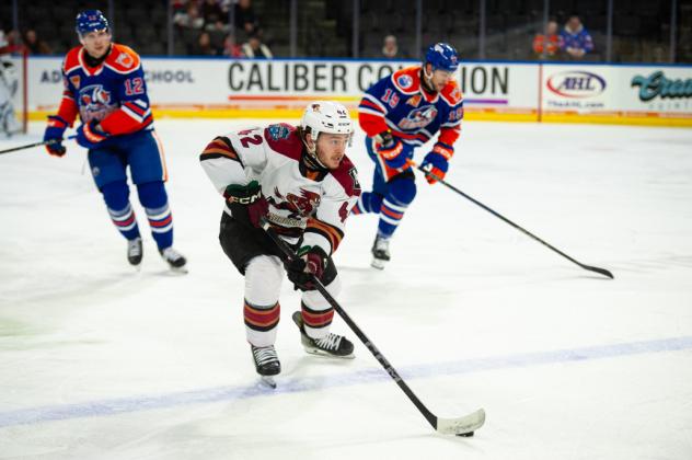 Tucson Roadrunners defenseman Lleyton Moore