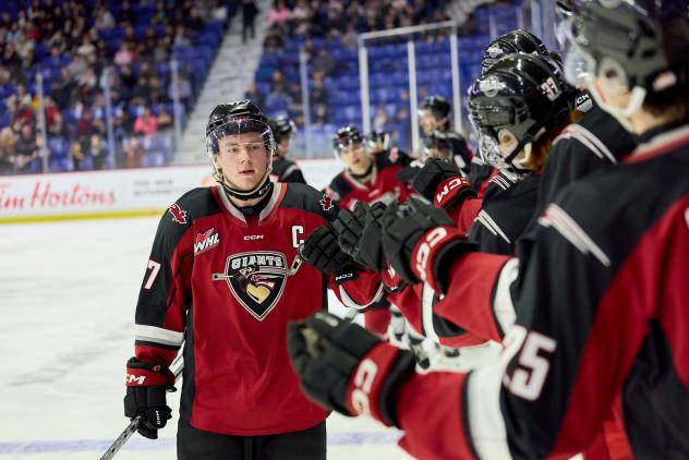 Vancouver Giants defenceman Mazden Leslie