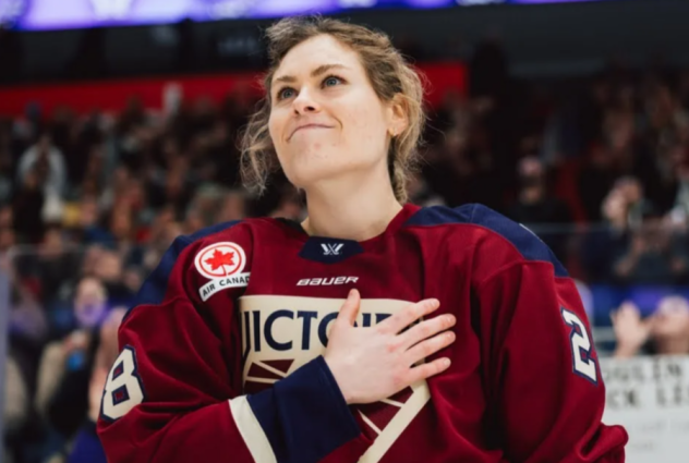 Montréal Victoire forward Catherine Dubois