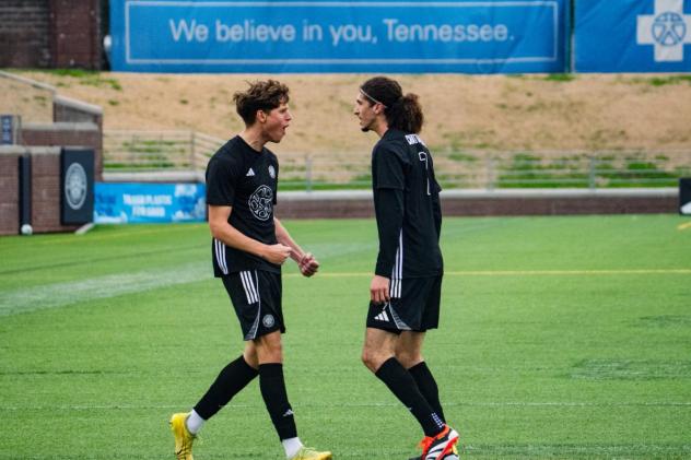 Chattanooga FC react after Keegan Ancelin's goal