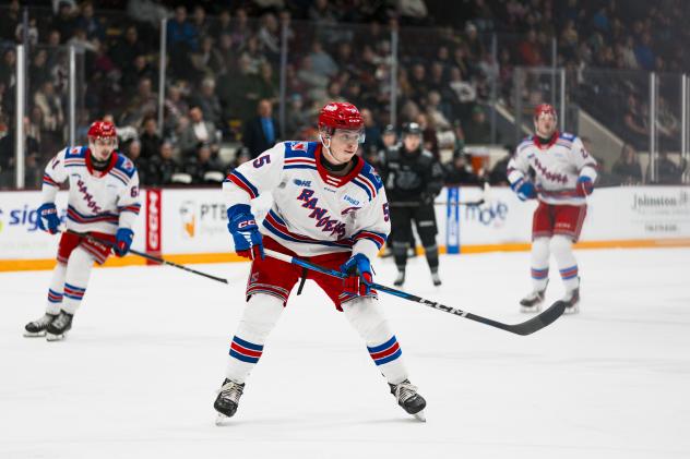Kitchener Rangers defenceman Matthew Andonovski