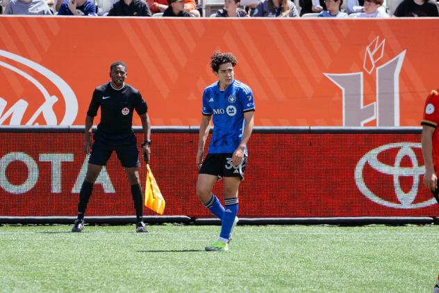 Midfielder Alessandro Biello with CF Montreal