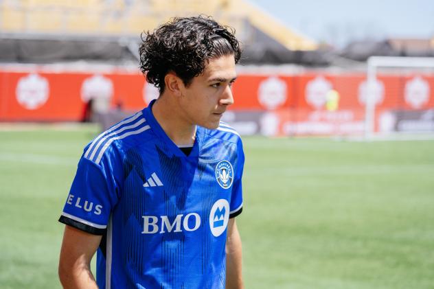 Midfielder Alessandro Biello with CF Montreal