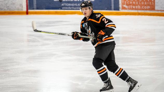 Danbury Hat Tricks defenseman Charlie Bedard