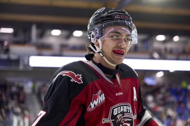 Vancouver Giants forward Ty Halaburda