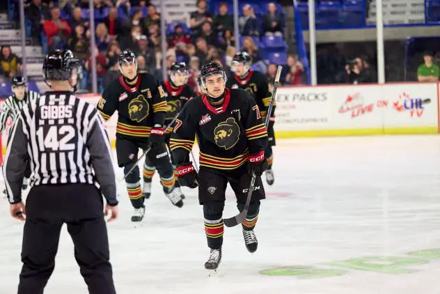 Vancouver Giants forward Ty Halaburda