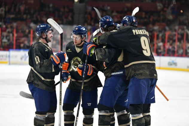Greenville Swamp Rabbits on game night