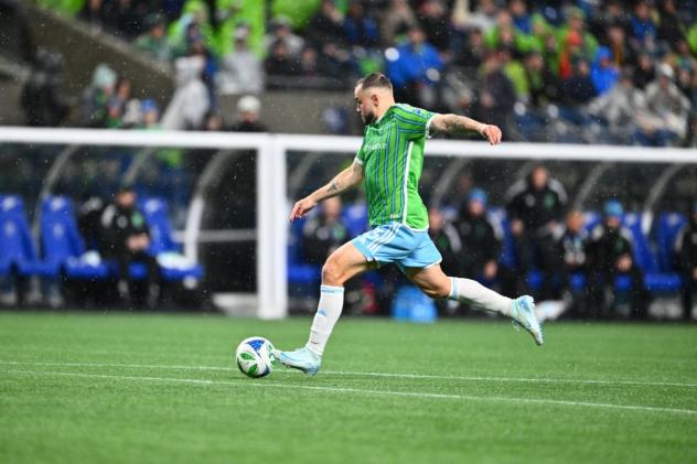 Seattle Sounders FC's Jordan Morris in action
