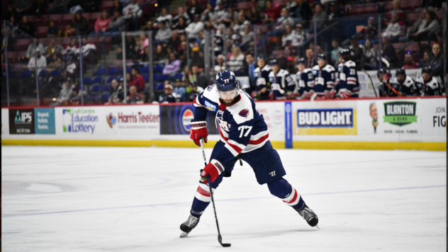 South Carolina Stingrays forward Ryan Hofer