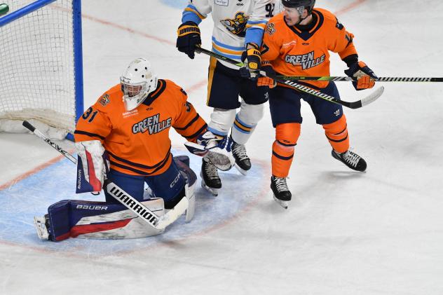 Greenville Swamp Rabbits goaltender Kolby Hay