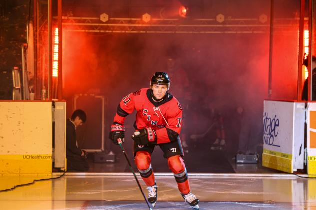 Forward Noah Kane with the Cincinnati Cyclones