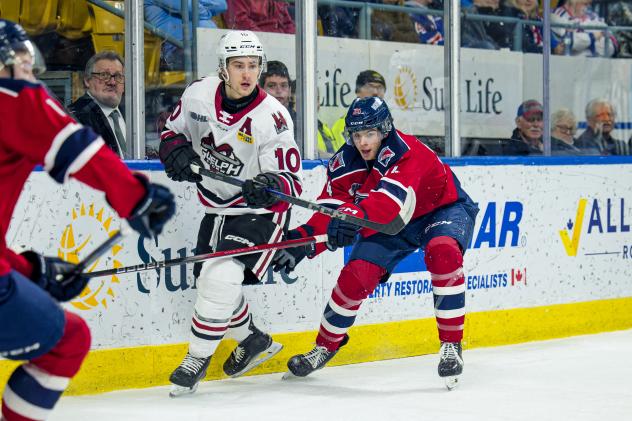 Kitchener Rangers battle the Guelph Storm