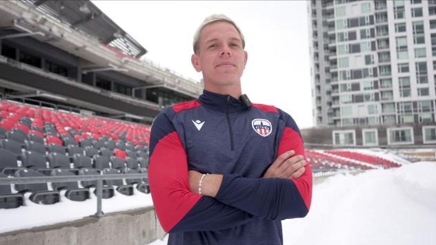 Atlético Ottawa forward Monty Patterson
