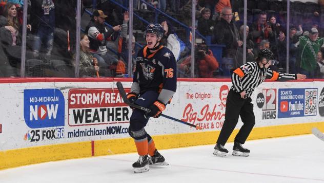 Flint Firebirds left wing Nathan Aspinall