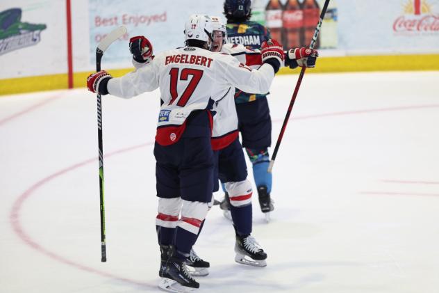 South Carolina Stingrays' Jamie Engelbert on game night