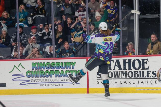 Tahoe Knight Monsters' Logan Nelson on game night