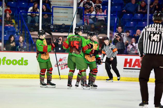 Vancouver Giants in Teenage Mutant Ninja Turtles jerseys