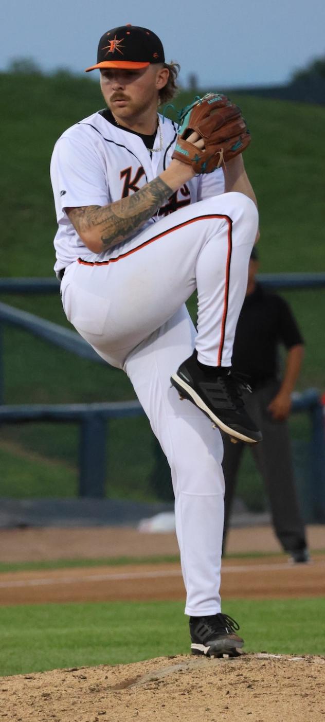 Pitcher Nate Lamb with the Frederick Keys