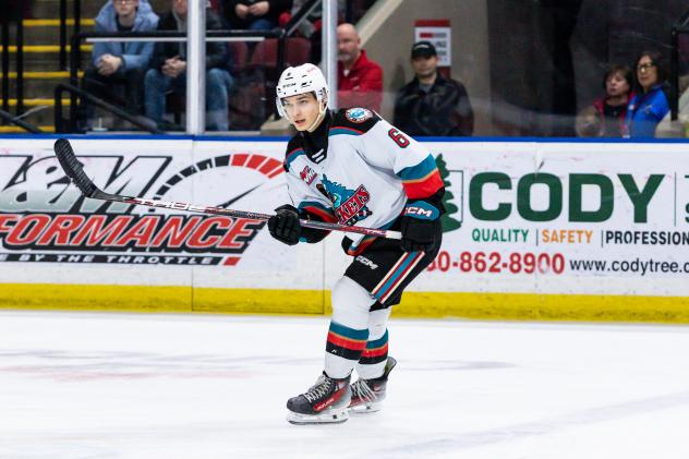 Jackson Gillespie of the Kelowna Rockets