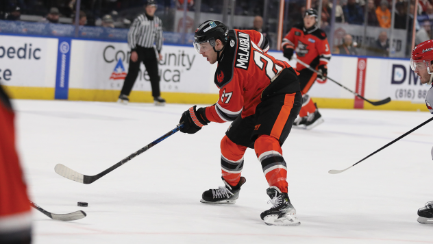 Kansas City Mavericks defenseman Jake McLaughlin