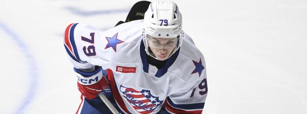 Rochester Americans forward Viktor Neuchev