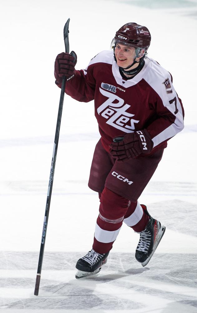 Genc Ula of the Peterborough Petes