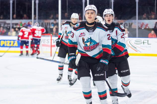 Hayden Paupenikis of the Kelowna Rockets