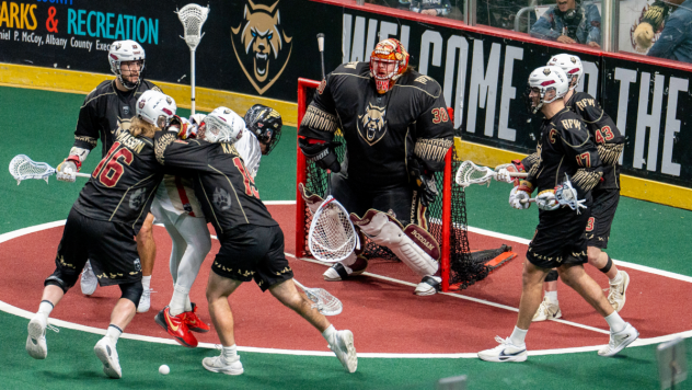 Albany Firewolves defend their goal
