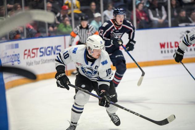 Wenatchee Wild's Evan Friesen in action