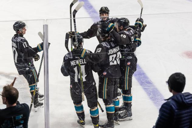 Tahoe Knight Monsters celebrate win