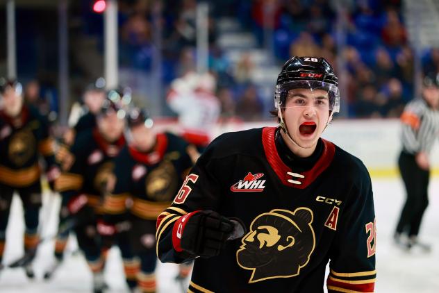 Vancouver Giants right wing Connor Levis