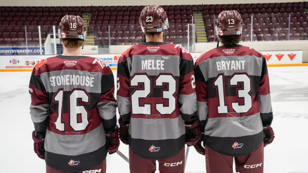Peterborough Petes in their Real Canadian Superstore (RCSS) Jersey Design Contest jerseys
