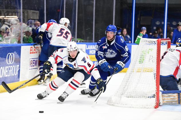 Springfield Thunderbirds defenseman Corey Schueneman