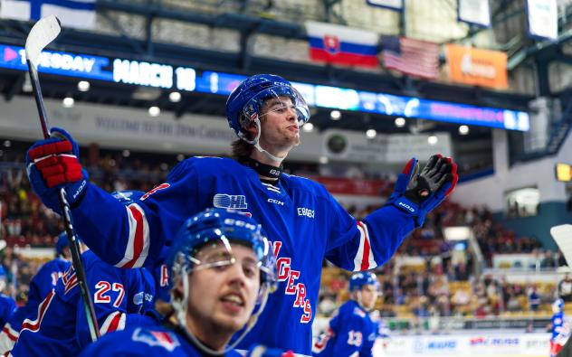 Kitchener Rangers' Jack Pridham on game night