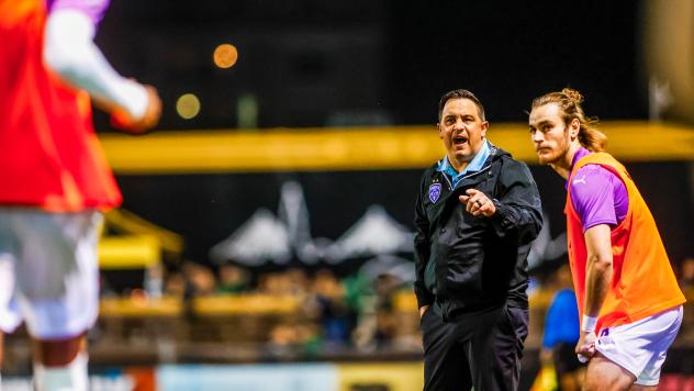 Louisville City FC Head Coach Danny Cruz
