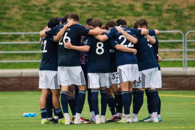 Chattanooga FC huddle