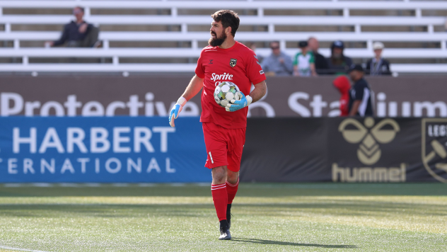 Birmingham Legion FC goalkeeper Matt Van Oekel