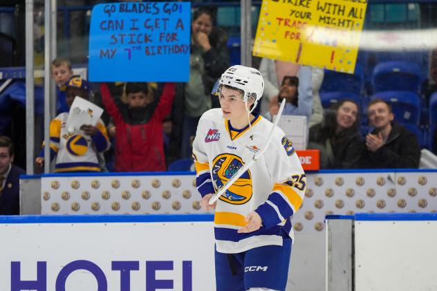 Saskatoon Blades centre Cooper Williams