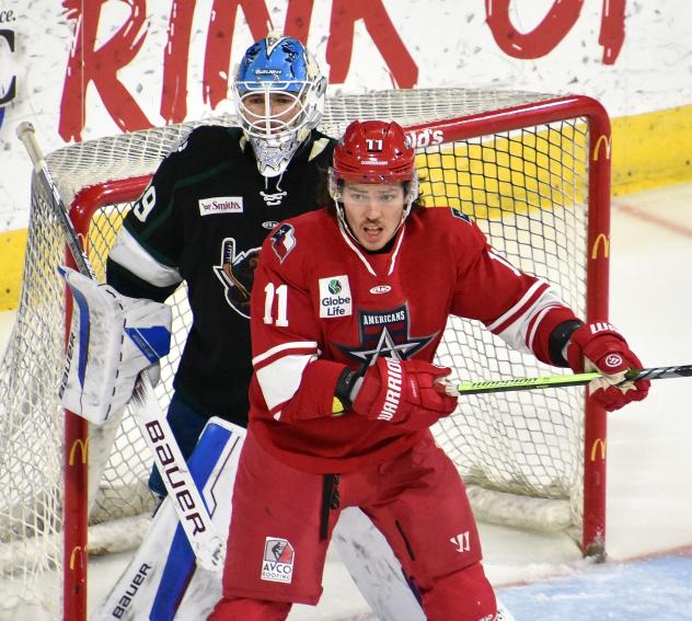 Allen Americans left wing Kamerin Nault
