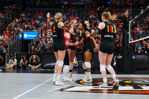 Columbus Fury celebrate an important point