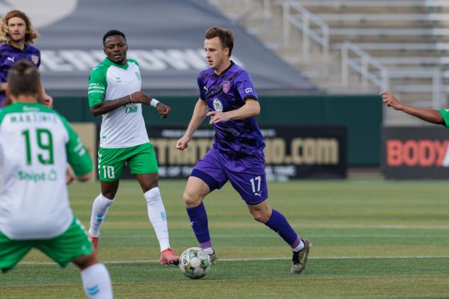 Louisville City FC midfielder Taylor Davila
