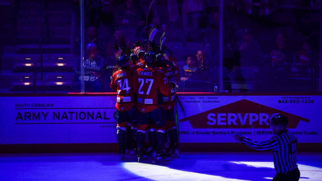 South Carolina Stingrays celebrate win