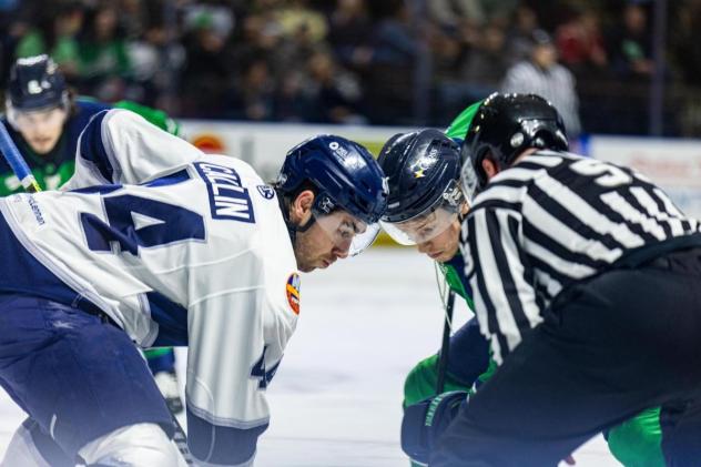 Worcester Railers' Anthony Callin in action