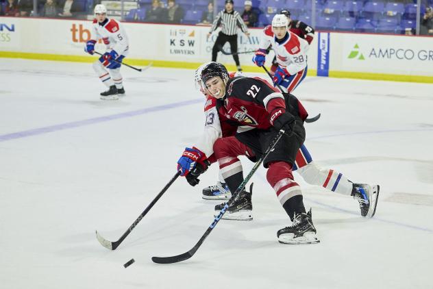 Vancouver Giants right wing Tyler Thorpe